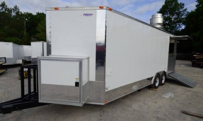 Concession Trailer White 8.5 X 22  - Food Event Catering