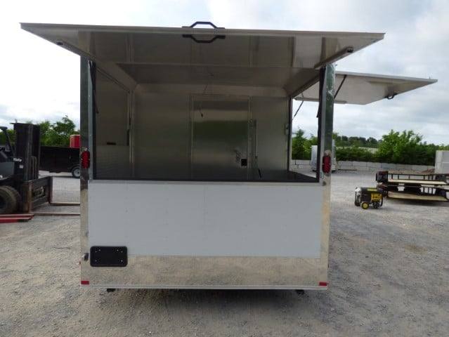 Concession Trailer White 8.5 X 22  - Food Event Catering