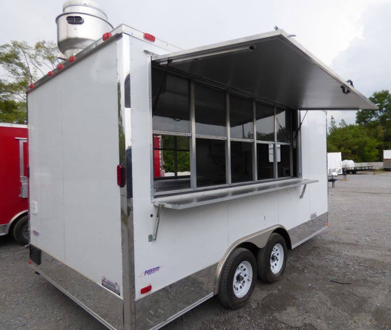 1457-concession-trailer-white-8.5-x-16-food-catering-event-trailer-17.jpg Concession Trailer White 8.5' x 16' Food Catering Event Trailer