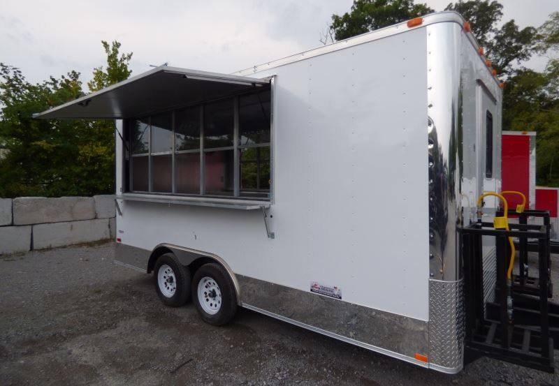 1457-concession-trailer-white-8.5-x-16-food-catering-event-trailer-2.jpg Concession Trailer White 8.5' x 16' Food Catering Event Trailer