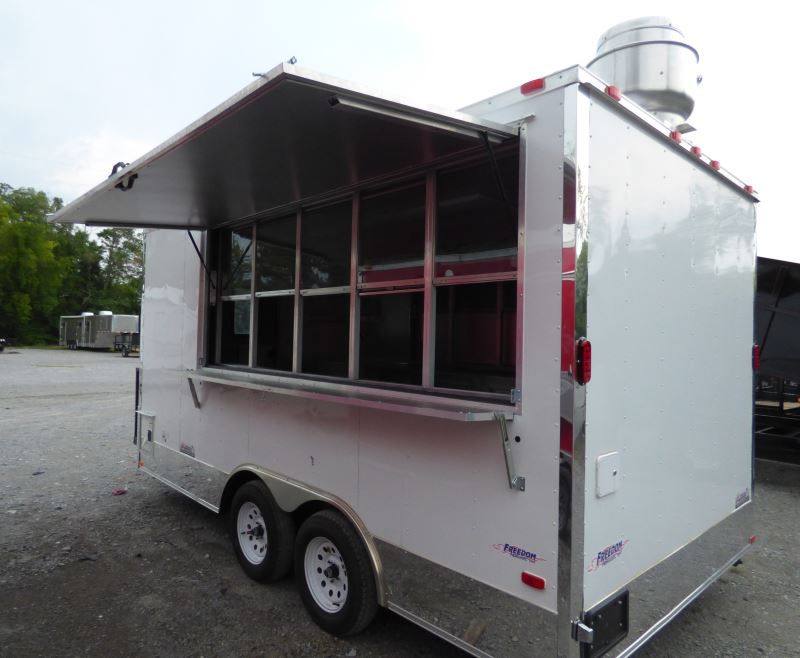 1457-concession-trailer-white-8.5-x-16-food-catering-event-trailer-22.jpg Concession Trailer White 8.5' x 16' Food Catering Event Trailer