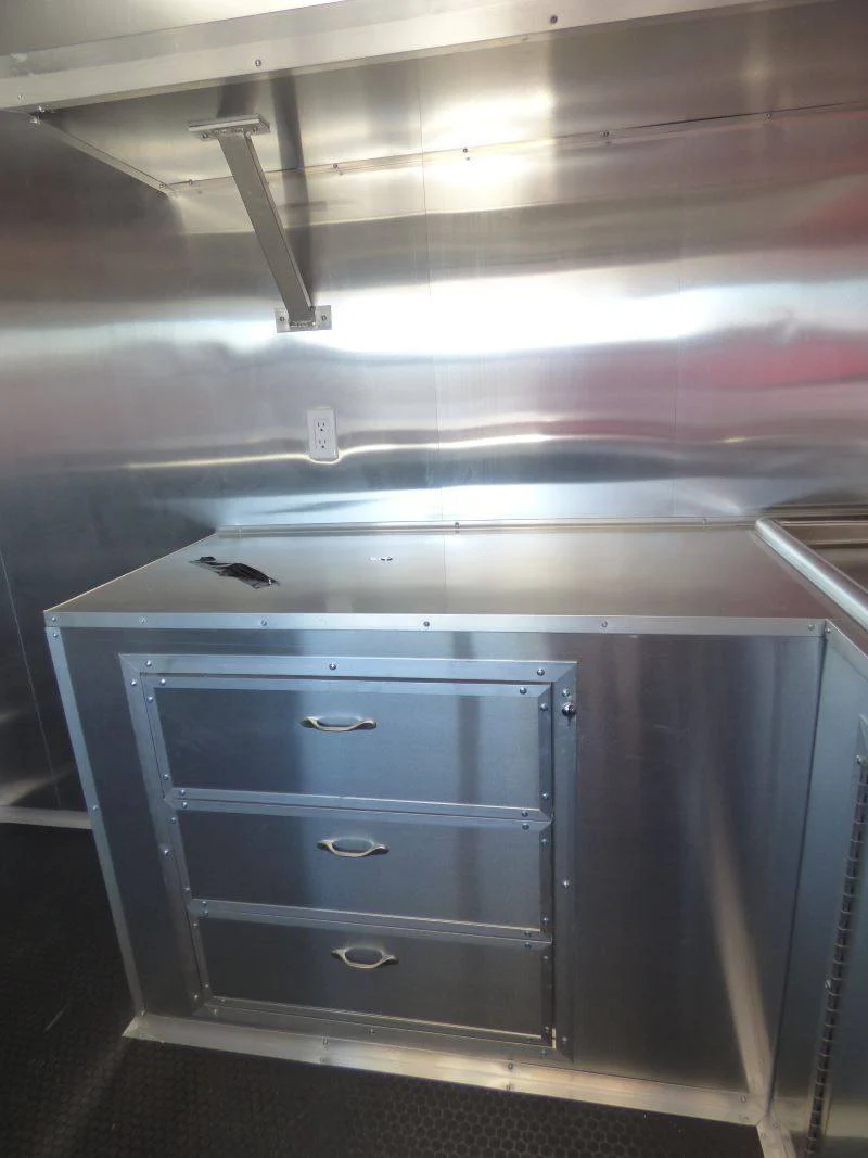 1458-concession-trailer-white-8.5-x-20-bbq-smoker-event-catering-13.webp Concession Trailer White 8.5' x 20' BBQ Smoker Event Catering