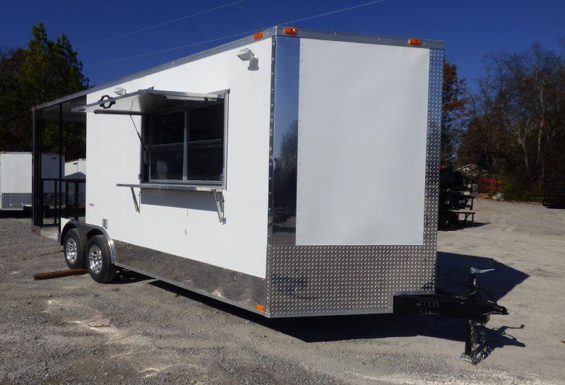 1458-concession-trailer-white-8.5-x-20-bbq-smoker-event-catering-16.jpg Concession Trailer White 8.5' x 20' BBQ Smoker Event Catering
