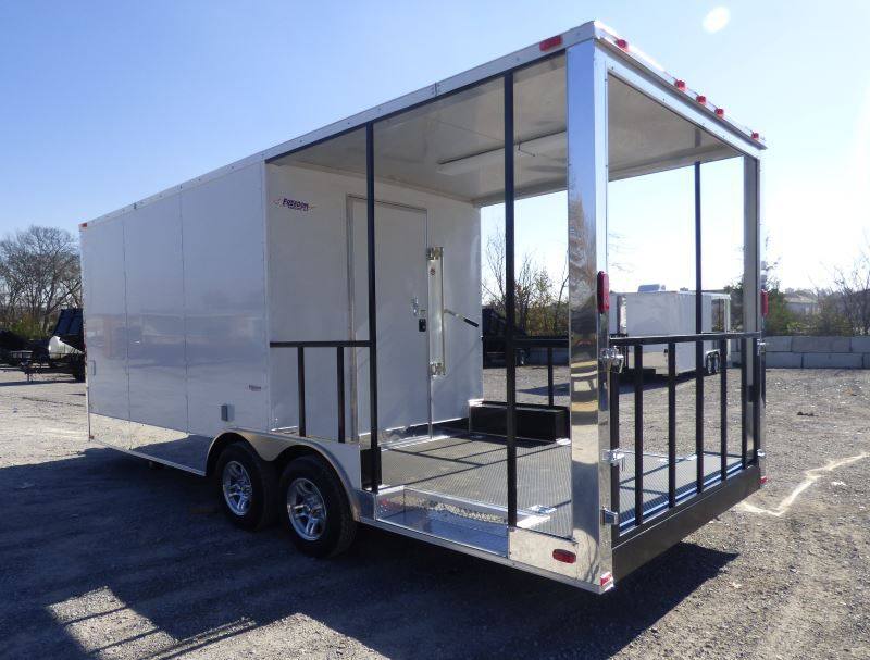 1458-concession-trailer-white-8.5-x-20-bbq-smoker-event-catering-18.jpg Concession Trailer White 8.5' x 20' BBQ Smoker Event Catering