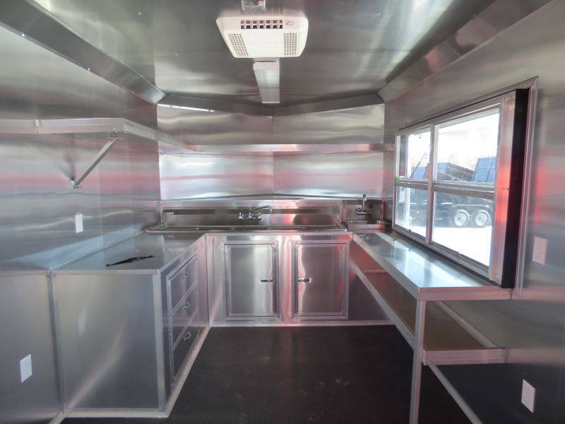 1458-concession-trailer-white-8.5-x-20-bbq-smoker-event-catering-9.jpg Concession Trailer White 8.5' x 20' BBQ Smoker Event Catering