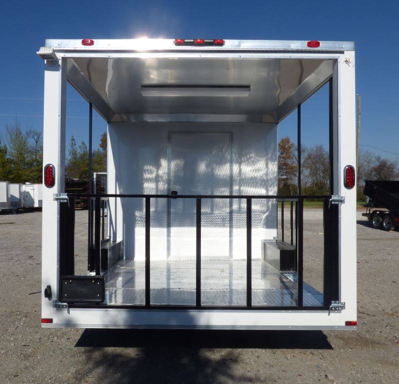 1459-concession-trailer-white-8.5-x-20-bbq-smoker-event-catering-trailer-4.jpg Concession Trailer White 8.5' x 20' BBQ Smoker Event Catering Trailer
