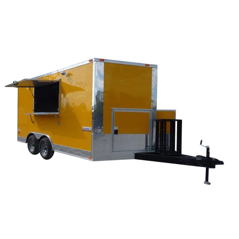 Concession Trailer Yellow 8.5'x 14' Food Vending Event Catering
