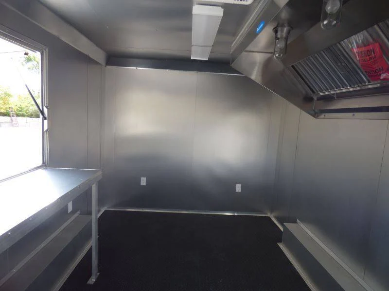 Concession Trailer Yellow 8.5'x 14' Food Vending Event Catering