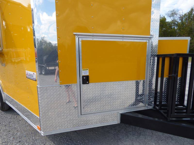 Concession Trailer Yellow 8.5'x 14' Food Vending Event Catering