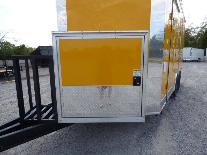 Concession Trailer Yellow 8.5'x 14' Food Vending Event Catering