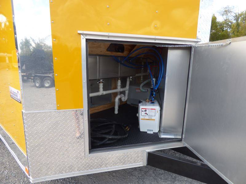 Concession Trailer Yellow 8.5'x 14' Food Vending Event Catering