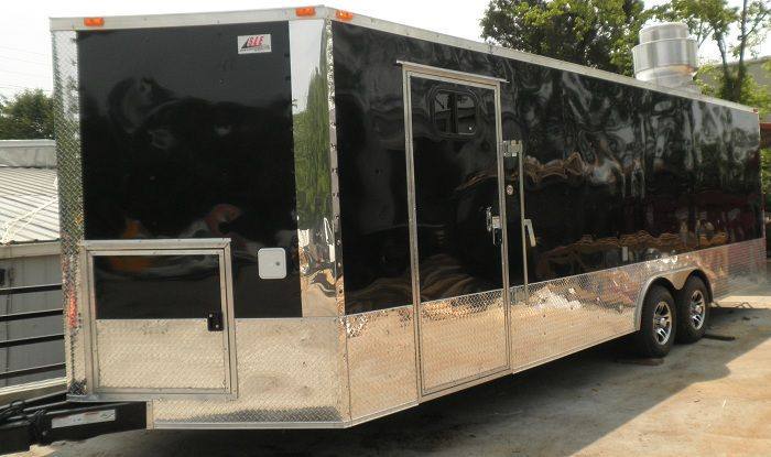 1461-concession-trailers-8.5-x24-black-event-food-vending-catering-trailer-2.jpg Concession Trailers 8.5'x24' Black - Event Food Vending Catering trailer