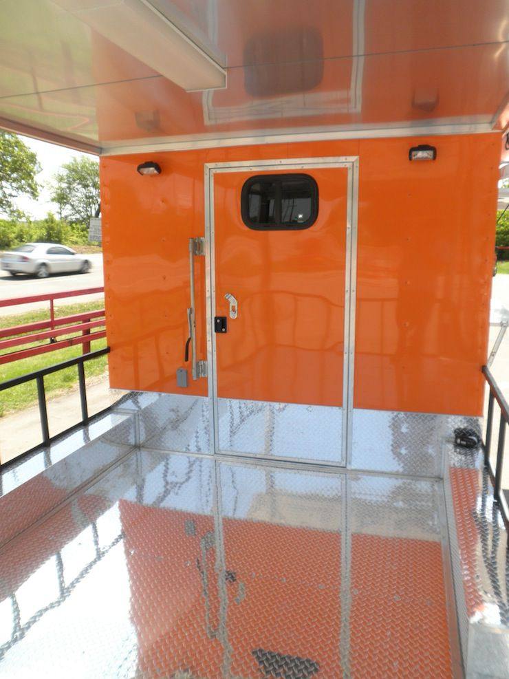 1462-concession-trailers-8.5-x24-orange-bbq-smoker-vending-catering-trailer-14.jpg Concession Trailers 8.5'x24' Orange - BBQ Smoker Vending Catering Trailer