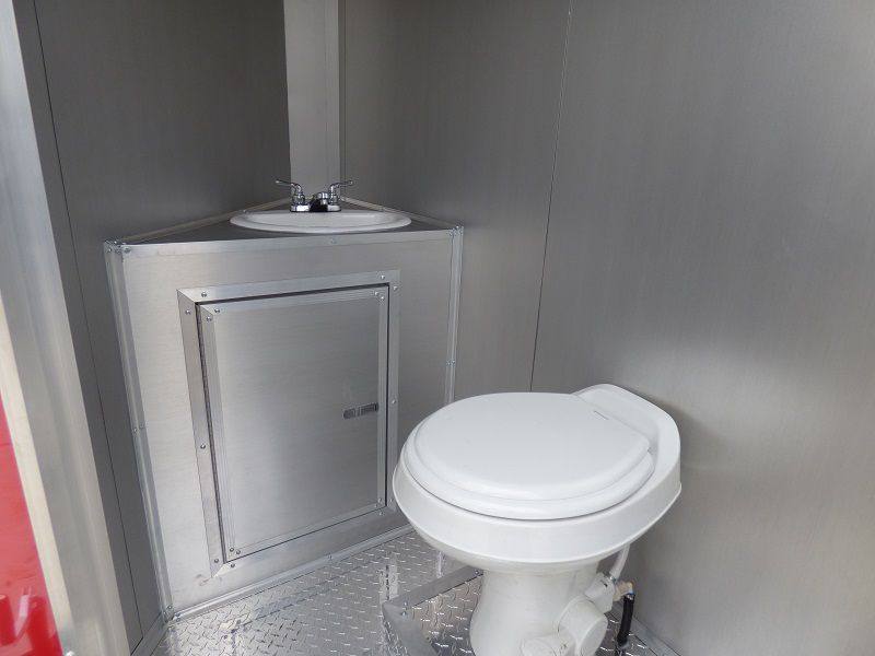 1463-concession-trailers-8.5-x24-red-bbq-food-catering-with-restroom-12.jpg Concession Trailers 8.5'x24' Red BBQ Food Catering With Restroom