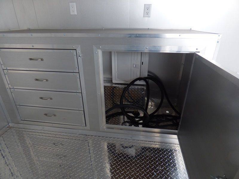 1463-concession-trailers-8.5-x24-red-bbq-food-catering-with-restroom-20.jpg Concession Trailers 8.5'x24' Red BBQ Food Catering With Restroom