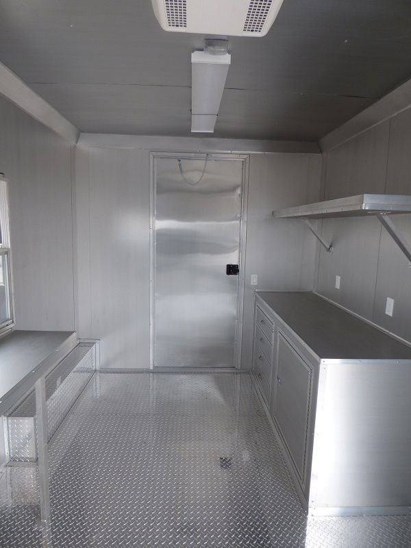 1463-concession-trailers-8.5-x24-red-bbq-food-catering-with-restroom-21.jpg Concession Trailers 8.5'x24' Red BBQ Food Catering With Restroom