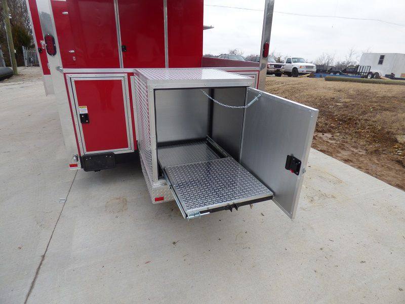 1463-concession-trailers-8.5-x24-red-bbq-food-catering-with-restroom-40.jpg Concession Trailers 8.5'x24' Red BBQ Food Catering With Restroom