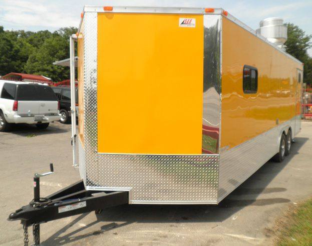Concession Trailers 8.5'x24' Yellow - Vending Food Catering Event trailer
