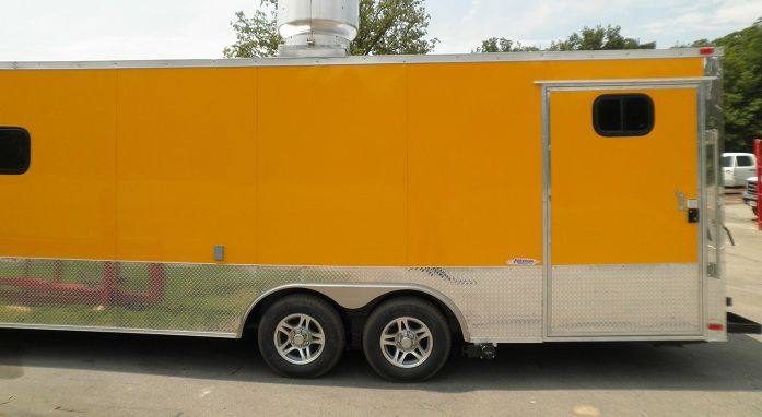 Concession Trailers 8.5'x24' Yellow - Vending Food Catering Event trailer