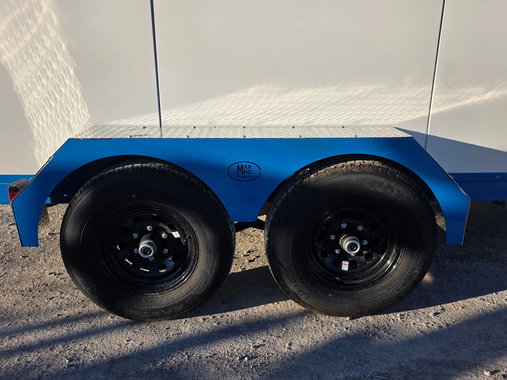 Custom 7' X 12' White Refrigerated Cooler and Freezer Trailer (Includes Generator)