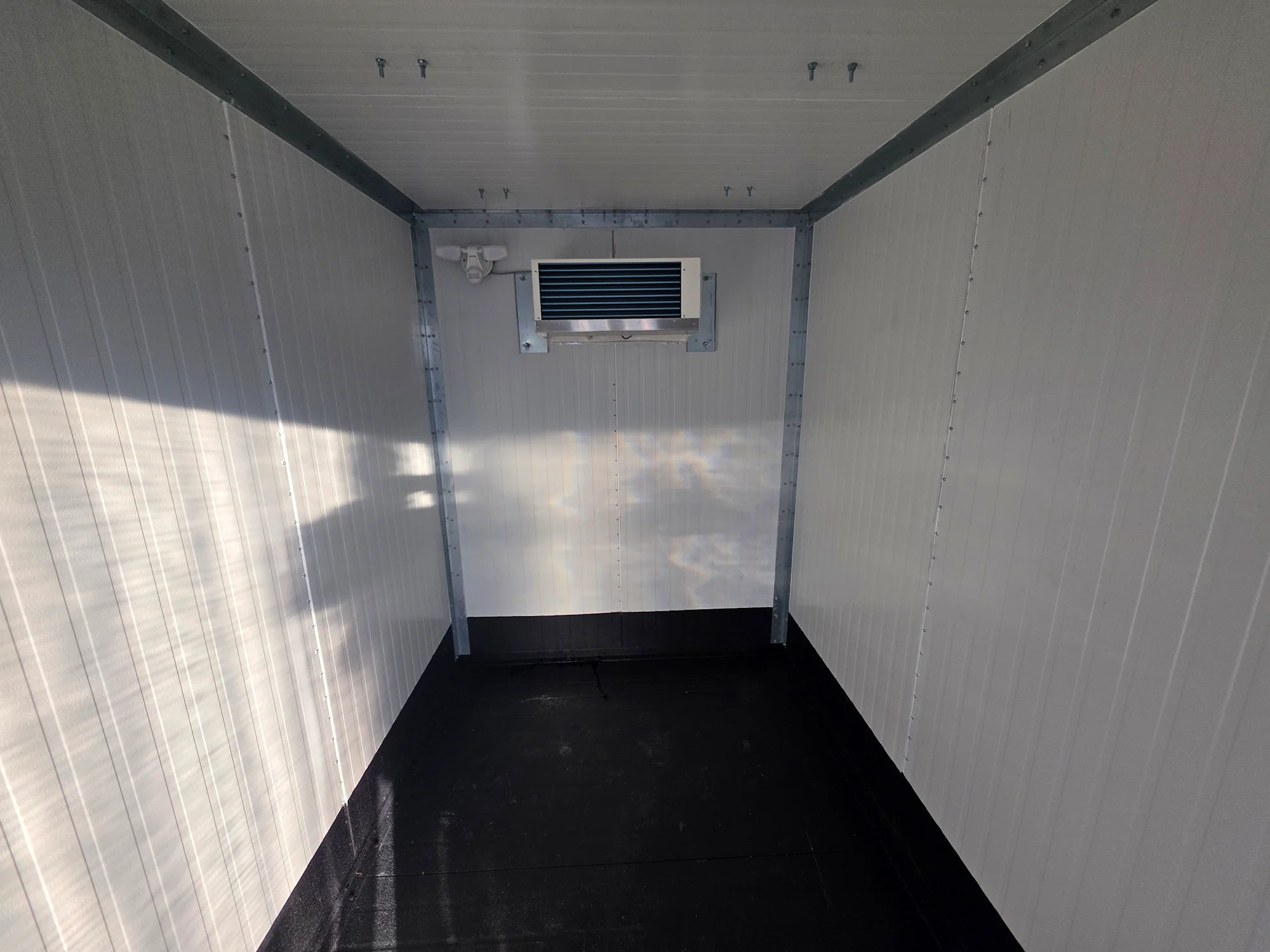 Custom 7' X 12' White Refrigerated Cooler and Freezer Trailer (Includes Generator)