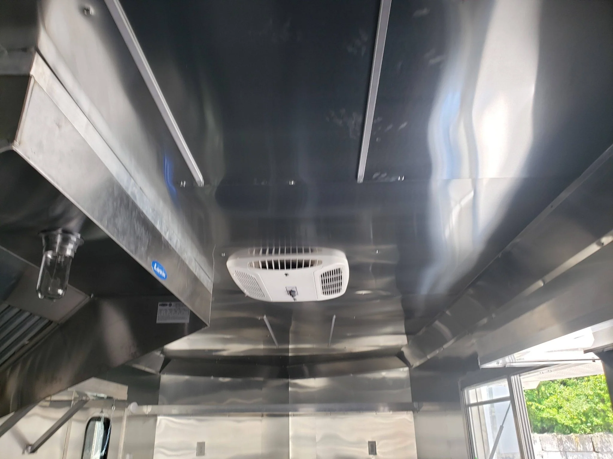 Med Charcoal Grey 8.5' x 18' Food Concession Trailer With Appliances