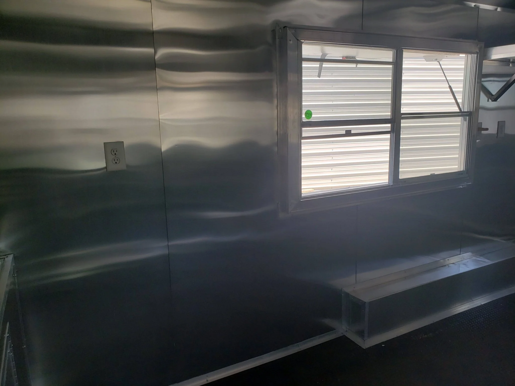 Med Charcoal Grey 8.5' x 18' Food Concession Trailer With Appliances
