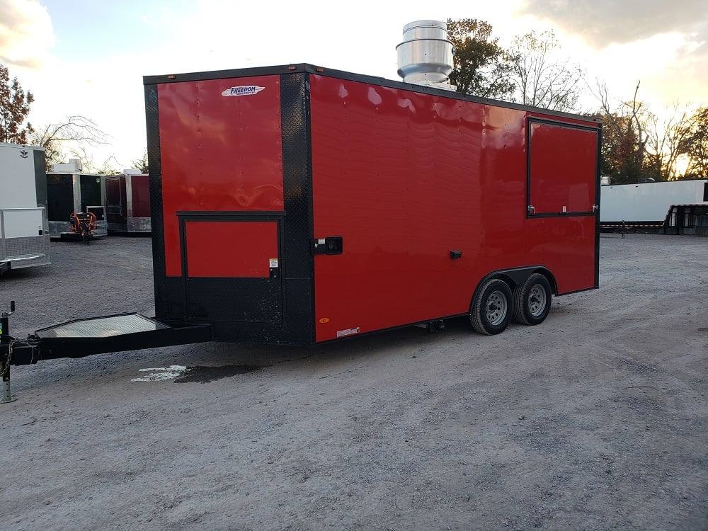 1473-red-8.5x17-catering-event-concession-food-trailer-2.jpg Red 8.5x17' Catering Event Concession Food Trailer