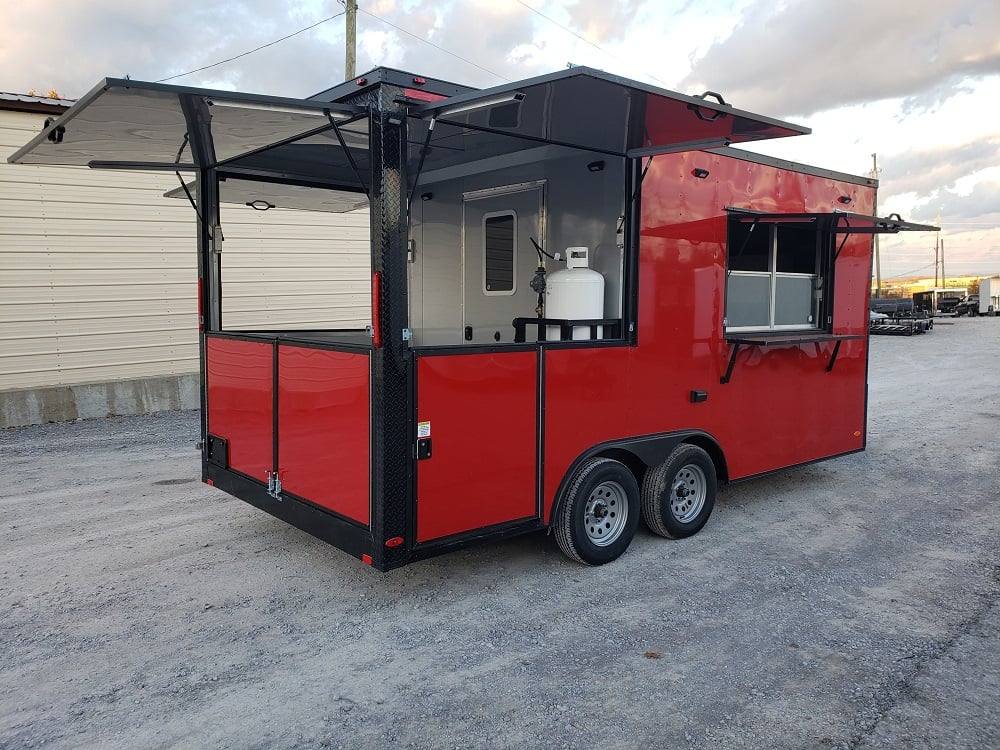 1473-red-8.5x17-catering-event-concession-food-trailer-25.jpg Red 8.5x17' Catering Event Concession Food Trailer