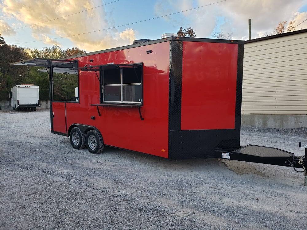 1473-red-8.5x17-catering-event-concession-food-trailer-31.jpg Red 8.5x17' Catering Event Concession Food Trailer