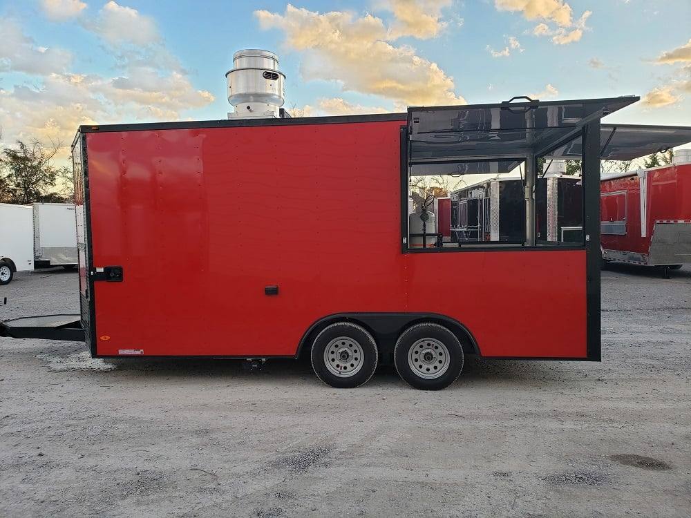 1473-red-8.5x17-catering-event-concession-food-trailer-9.jpg Red 8.5x17' Catering Event Concession Food Trailer