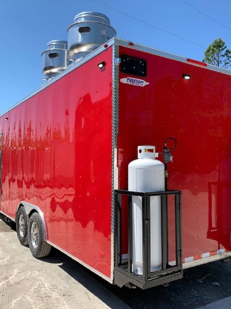 1474-red-8.5x24-food-catering-concession-food-trailer-with-appliances-13.jpg Red 8.5x24 Food Catering Concession Food Trailer with Appliances