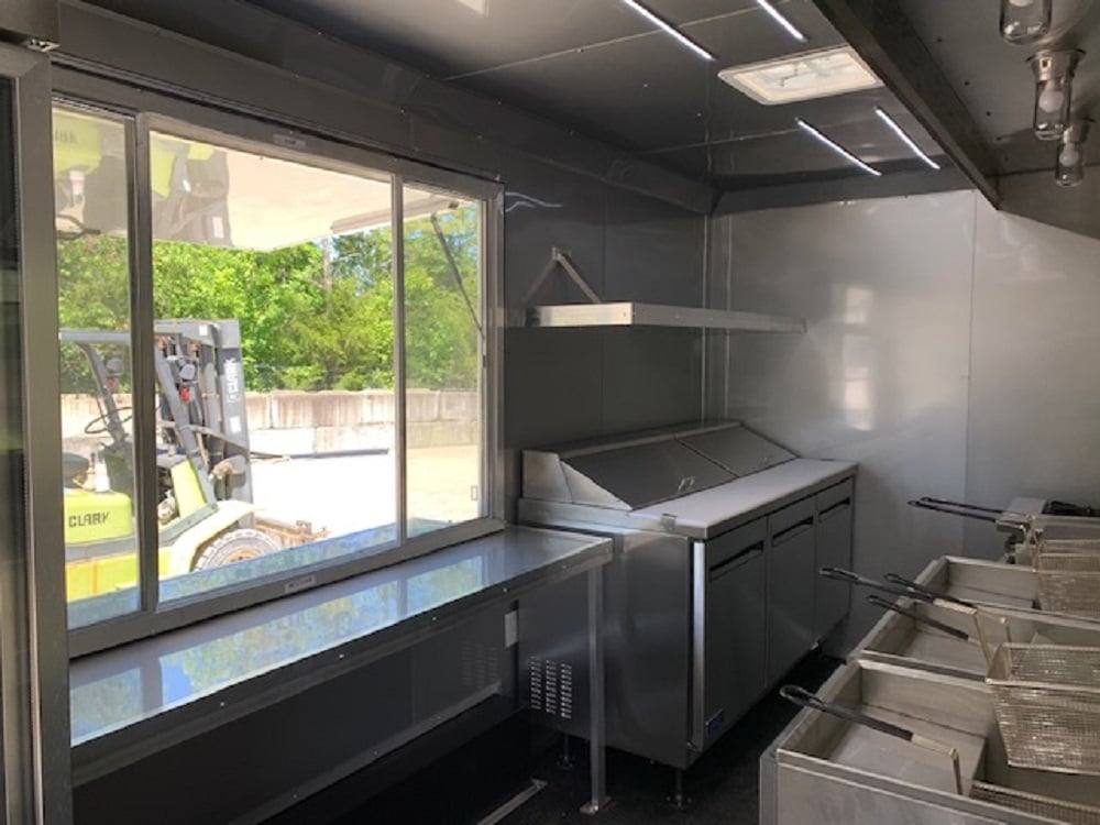 1474-red-8.5x24-food-catering-concession-food-trailer-with-appliances-7.jpg Red 8.5x24 Food Catering Concession Food Trailer with Appliances