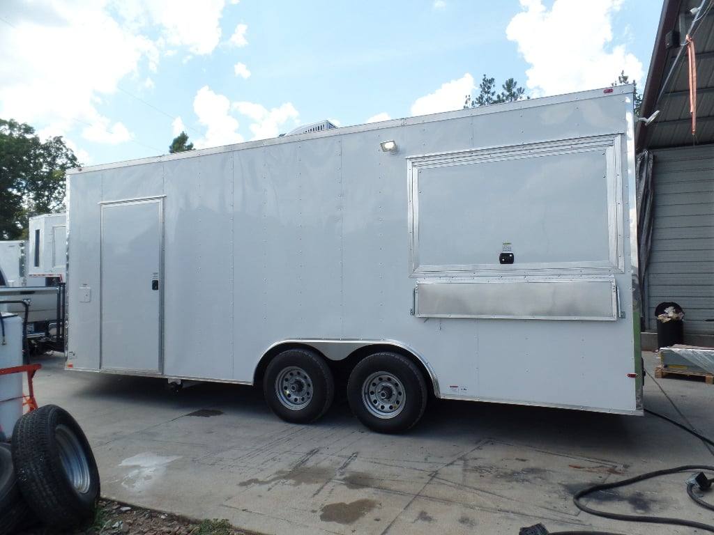 1476-white-8.5-x-20-enclosed-concession-food-trailer-12.jpg White 8.5' x 20' Enclosed Concession Food Trailer