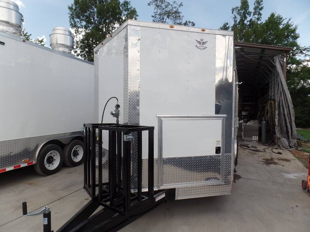 1476-white-8.5-x-20-enclosed-concession-food-trailer-2.jpg White 8.5' x 20' Enclosed Concession Food Trailer
