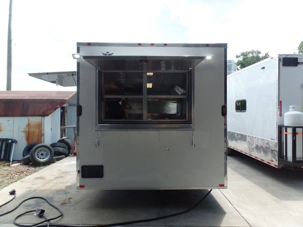 1476-white-8.5-x-20-enclosed-concession-food-trailer-3.jpg White 8.5' x 20' Enclosed Concession Food Trailer
