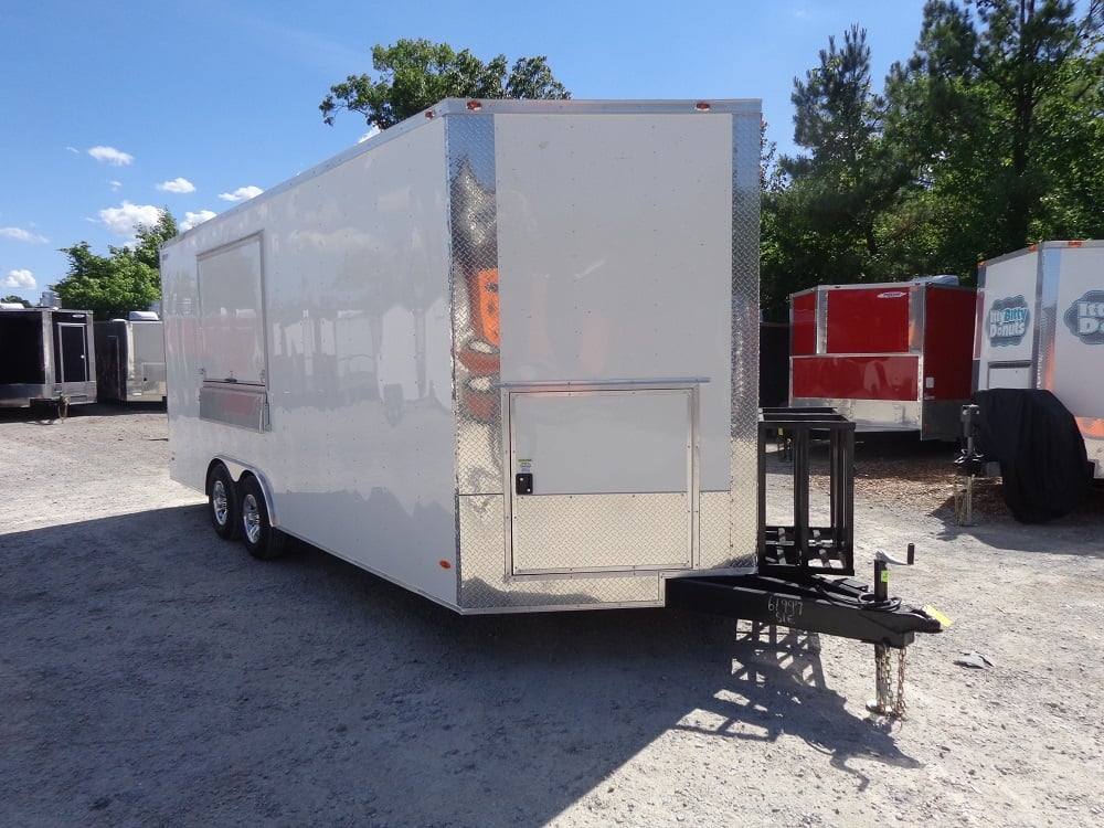 1477-white-8.5-x-20-event-catering-concession-food-trailer-17.jpg White 8.5' x 20' Event Catering Concession Food Trailer