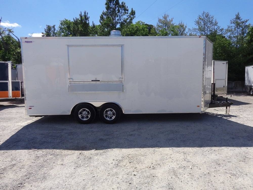 1477-white-8.5-x-20-event-catering-concession-food-trailer-19.jpg White 8.5' x 20' Event Catering Concession Food Trailer