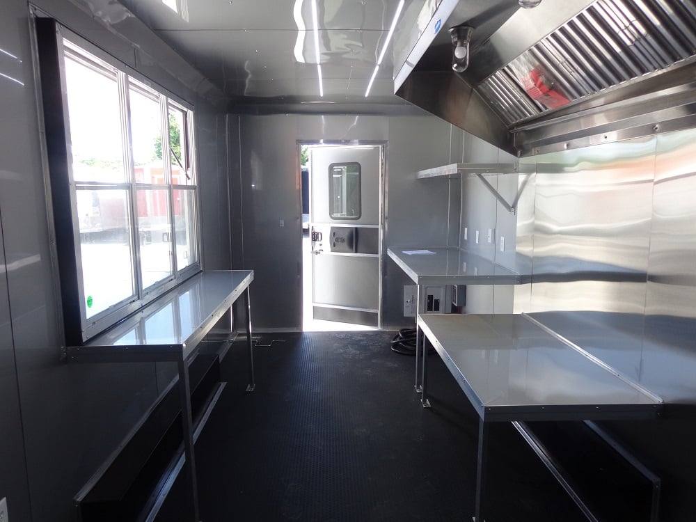 1477-white-8.5-x-20-event-catering-concession-food-trailer-24.jpg White 8.5' x 20' Event Catering Concession Food Trailer