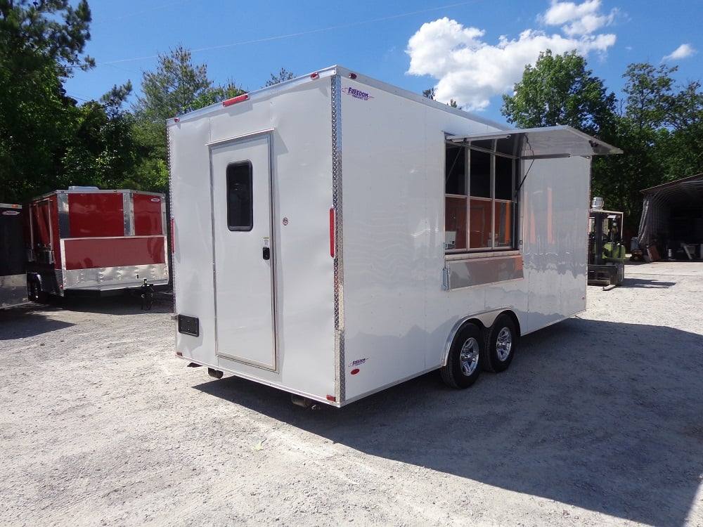 1477-white-8.5-x-20-event-catering-concession-food-trailer-6.jpg White 8.5' x 20' Event Catering Concession Food Trailer