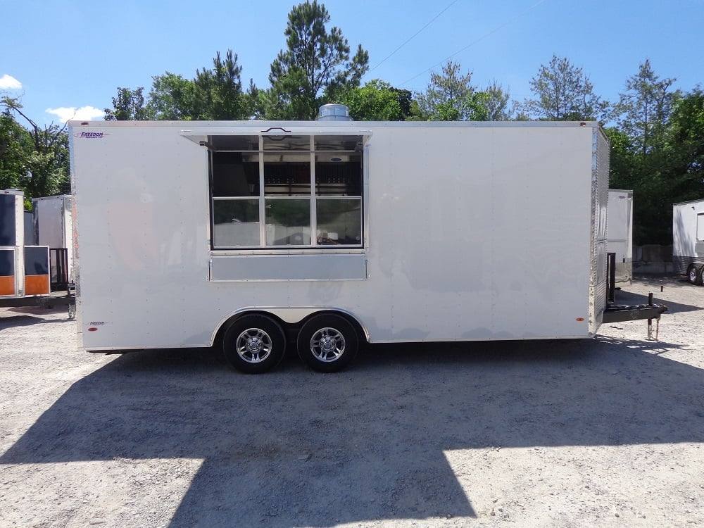 1477-white-8.5-x-20-event-catering-concession-food-trailer-9.jpg White 8.5' x 20' Event Catering Concession Food Trailer
