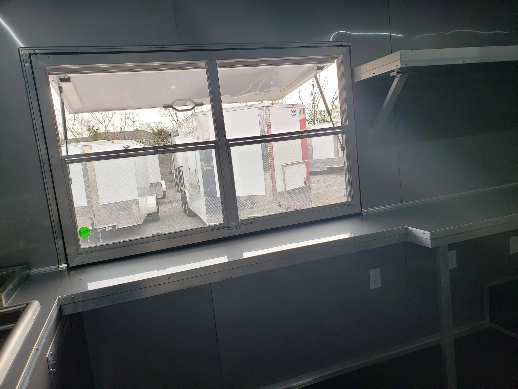 1478-white-8.5-x-22-bbq-porch-concession-food-trailer-6.webp White 8.5' x 22' BBQ Porch Concession Food Trailer
