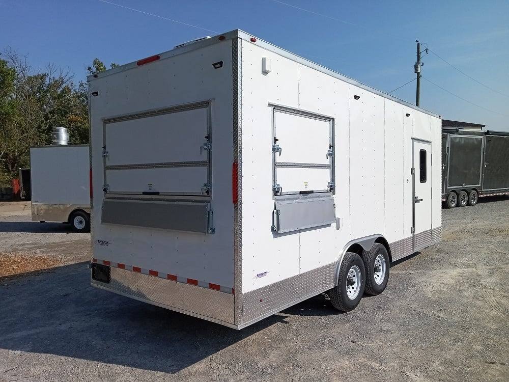 1479-white-8.5-x-22-food-vending-trailer-9.jpg White 8.5' x 22' Food Vending Trailer