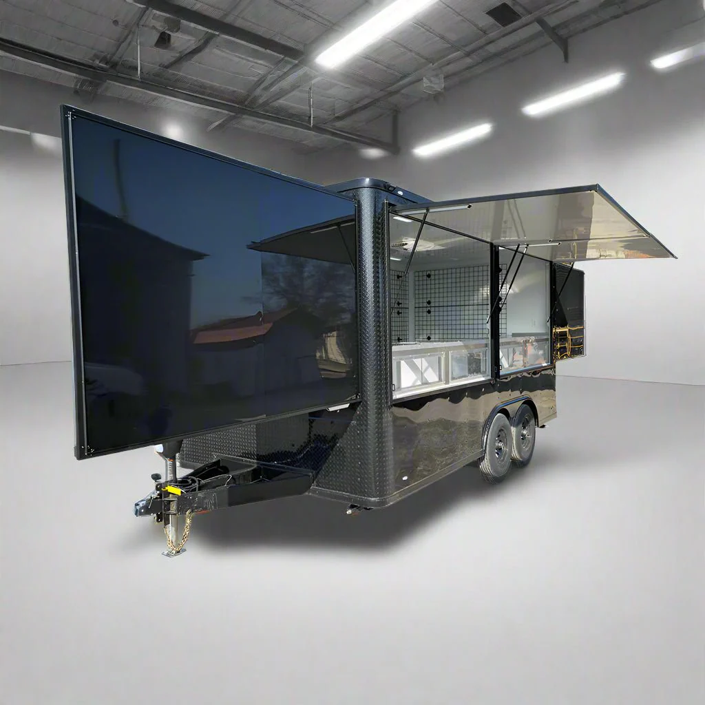 8.5' X 16' Merchandising & Marketing Event Trailer w/Blackout