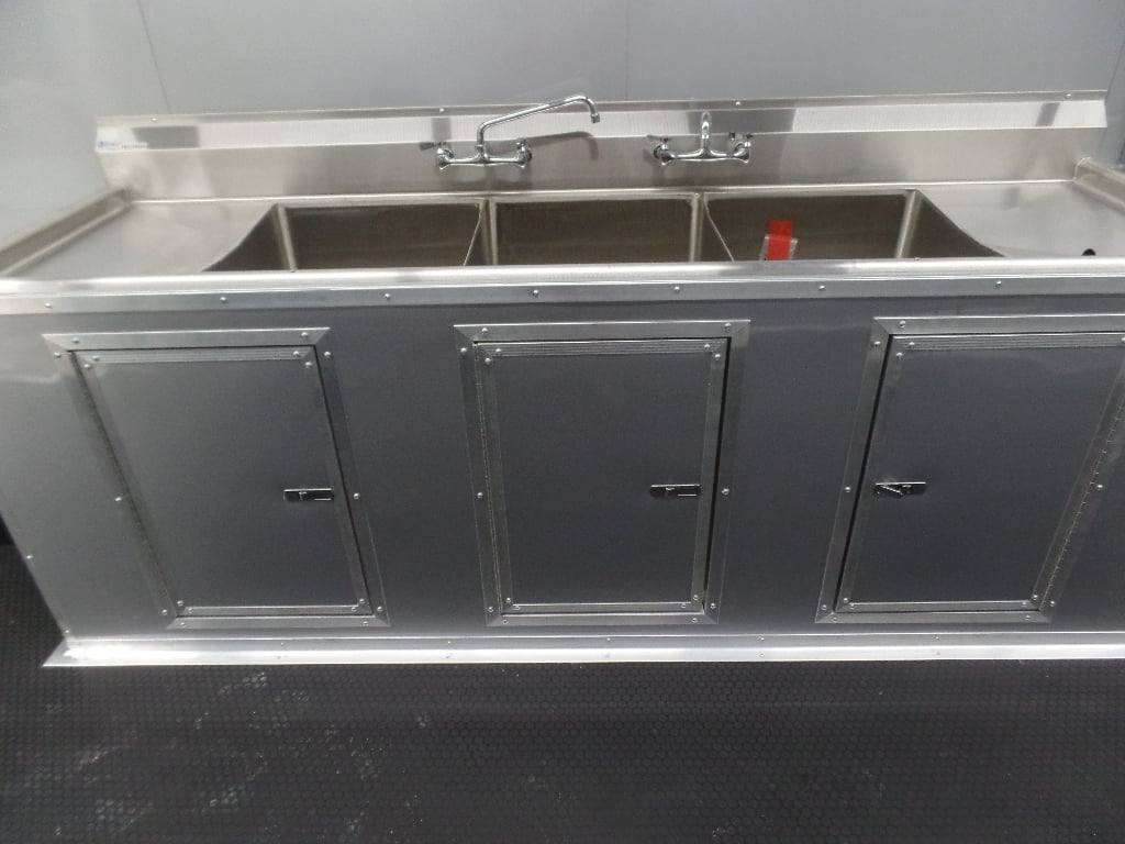 1480-white-8.5-x-24-deckover-concession-food-wash-trailer-3.jpg White 8.5' x 24' Deckover Concession Food Wash Trailer
