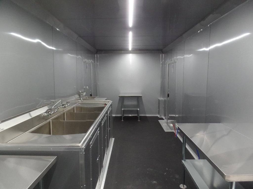 1480-white-8.5-x-24-deckover-concession-food-wash-trailer-4.jpg White 8.5' x 24' Deckover Concession Food Wash Trailer