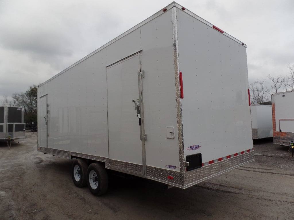 1480-white-8.5-x-24-deckover-concession-food-wash-trailer-7.jpg White 8.5' x 24' Deckover Concession Food Wash Trailer