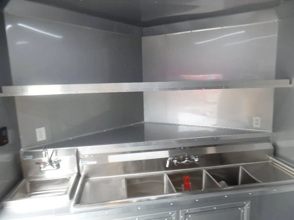 1481-white-8.5-x-32-commercial-food-concession-trailer-with-appliances-7.webp White 8.5' x 32' Commercial Food Concession Trailer With Appliances