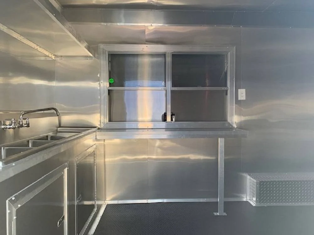 1483-white-8.5x16-custom-concession-food-catering-trailer-4.webp White 8.5x16 Custom Concession Food Catering Trailer