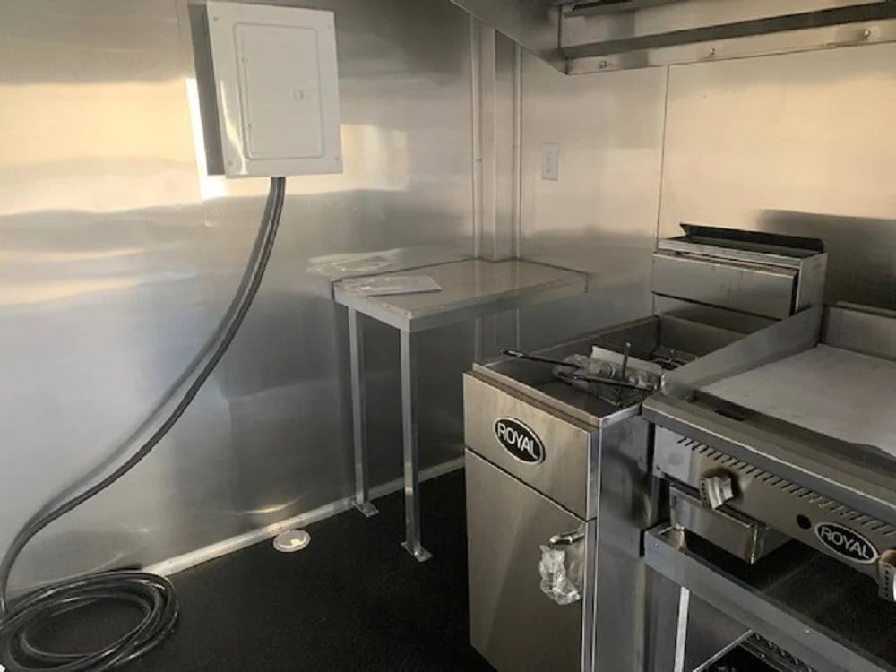 1483-white-8.5x16-custom-concession-food-catering-trailer-5.webp White 8.5x16 Custom Concession Food Catering Trailer